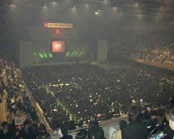 立命館大学の入学式風景